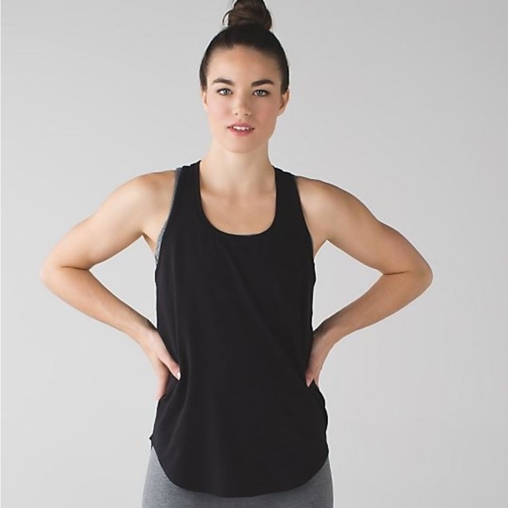 Lululemon Yogi Racerback Tank III in Black 4